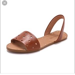 Madewell Abbi Hole Punch Slingback Sandals sz9